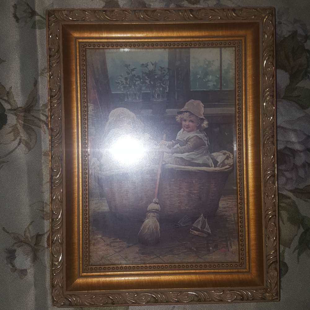 Vintage painting from 80s
